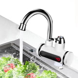 Kitchen Electric Water Tap, Water Heater Temperature Display, Cold Hot Water Faucet