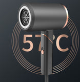 Foldable Magnetic Hair Dryer with Suction Nozzle – Portable Compact Blower