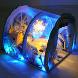 Hand-assembled Small House, Cute Model Toy