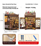 Handmade DIY Cottage Miniature Small House, Mini Wooden Assembly Model