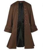 Men's Medieval Coat Jacket Trench Coat