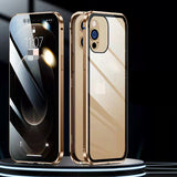 Magnetic Absorption Double-sided Glass Case
