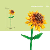 Building Blocks, Flower Decoration Bouquet Rose Assembled Toy