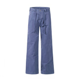 Loose Casual Solid Color, Wide Leg Bootcut Pants