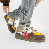 Retro Couple Casual Cricket Shoes, Versatile Everyday Sports Sneakers