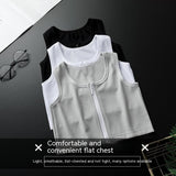 Zippered Corset, Sports Tube Top, Tomboy Vest Underwear
