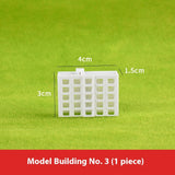 DIY Handmade Sandbox Scene, House Building Model Material