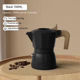 Double Valve Moka Pot, Espresso Coffee Machine