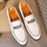 Men's Horse Buckle, British Style Business Casual Leather Shoes