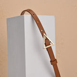 Triangle Buckle Thin Belt Fashion for Hundred Matching Jeans