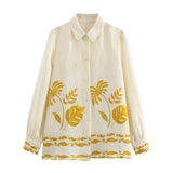 Loose Printed Long Shirt, Elastic Waist Shorts + Shirt Suit