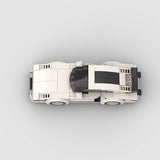 Porsche 930 Style Racing Car Building Blocks – DIY Model Kit Toy