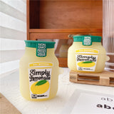 Creative Lemon Water Bottle, Earphone Soft Case