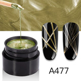 Nail Art, Metal Brushed Nail Glue
