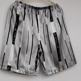 Artificial Silk Beach Shorts, Ice Silk Home Pants, Traditional Kachchha (Pack of 2)