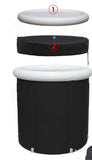 Portable Inflatable Ice Recovery Tub for Cold Water Therapy – Foldable PVC Soaking Pool with Air Ring Support for Indoor & Outdoor Use