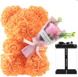 Rose Bear, Preserved Fake Flower, Valentine's Day, Birthday Present
