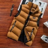 Men's Outdoor Wear Vest, Down Cotton Plus Size Jacket