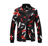 Men’s Plaid Baseball Jacket – Autumn Windbreaker