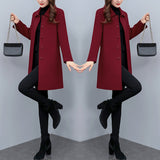 Autumn and Winter Woolen Coat for Women