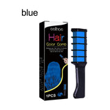 Temporary Hairdressing Comb Mild, No Hair Damage, No Scalp Damage, Easy to Change Hair Color