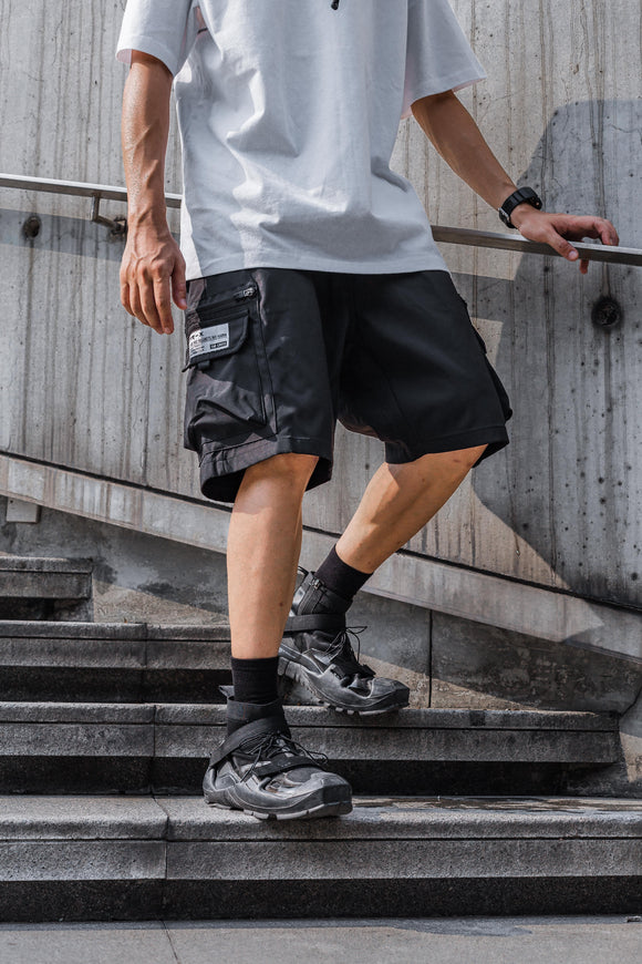 Workwear, Men's Loose Casual Street, Dark, Large Size Shorts