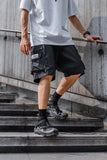 Workwear, Men's Loose Casual Street, Dark, Large Size Shorts