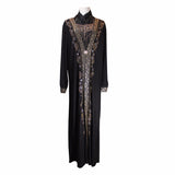 Muslim Ramadan Fashion Beaded Dress