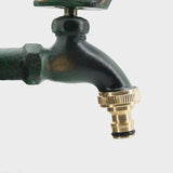 Animal figurine garden faucets