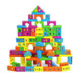 Large Wooden Educational Building Blocks Set
