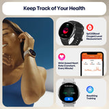 Women's Smart Watch – Fitness & Sports Display, 316L Stainless Steel