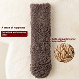 Winter Floor Socks, Velvet Thicken Warm Coral Velvet Cute Stockings, Japanese-style Home Footwear Non-slip Tights, New Year Gifts Winter Accessories