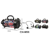 Portable Outdoor Bluetooth Speaker with Mic and Carry Strap