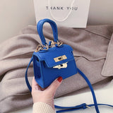 Mini One Shoulder Handbag, Stereotype Crossbody Small Square Messenger