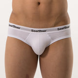 Men's Cotton Stretch, Low Waist Sports Briefs (Pack of 2)