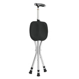 Aluminum Alloy Walking Stick Folding Crutch Stool