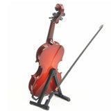 Mini musical instrument model sculpture wooden violin