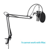 NW-70 Microphone Kit with B-3 Windscreen Filter Shield and NB-35 Stand