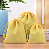 Flannel Jewelry Empty Packaging Bag with Drawstring Closure Pouch (Pack of 2)