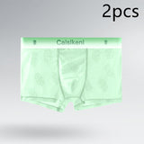 Summer Ice Silk, Ultra-thin Breathable, Mesh Boxers