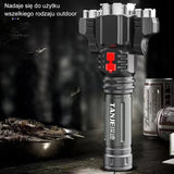 Outdoor Home Portable Riding, USB Rechargeable Flashlight