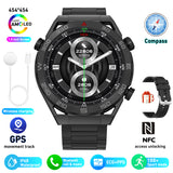ECG PPG Bluetooth Calling, Compass GPS, Wireless Charger Smartwatch