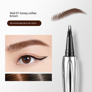 Water and Sweat-proof, No Fading and Smudging, Natural Long Lasting Eyebrow Pencil