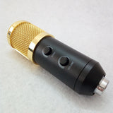 BM800 Studio Condenser Microphone, USB Plug-and-Play with Reverb and Volume Control
