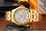 Luxury Brand Men and Women's Gold Dress Stainless Steel Watches