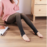 Winter Plus, Velvet Thick Adjustable Pantyhose, Super Elastic Large Size Leggings