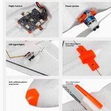DIY RC Glider Aircraft Model – Lightweight Foam Flying Wing Airframe Kit
