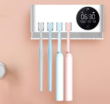 UV Toothbrush Sterilizer with Smart Toothbrush Holder Rack