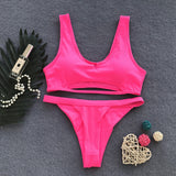 Cutout Swimsuit Ladies' Sexy Swimwear