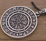 Nordic Symbol Viking Rune Ring Amulet Pendant Necklace